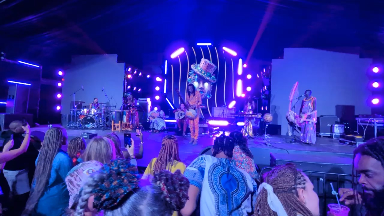 Live stage at Nyege Nyege festival — our own photo